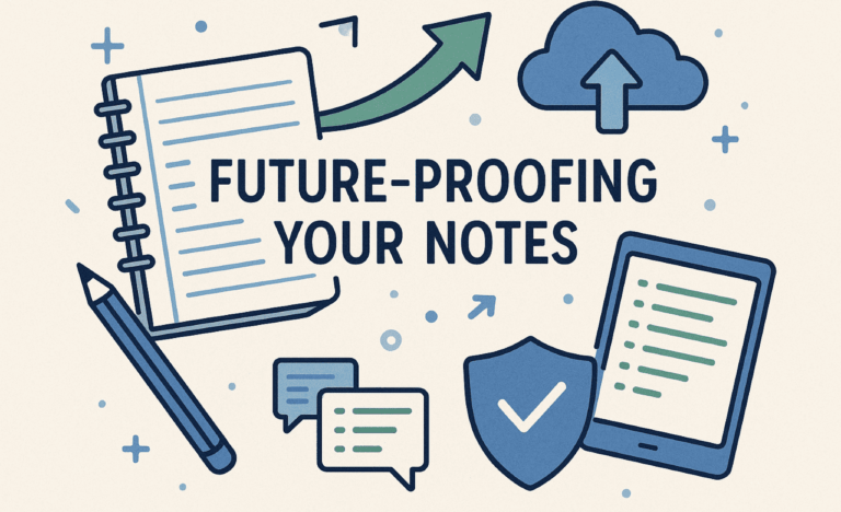 How to future-proof your notes