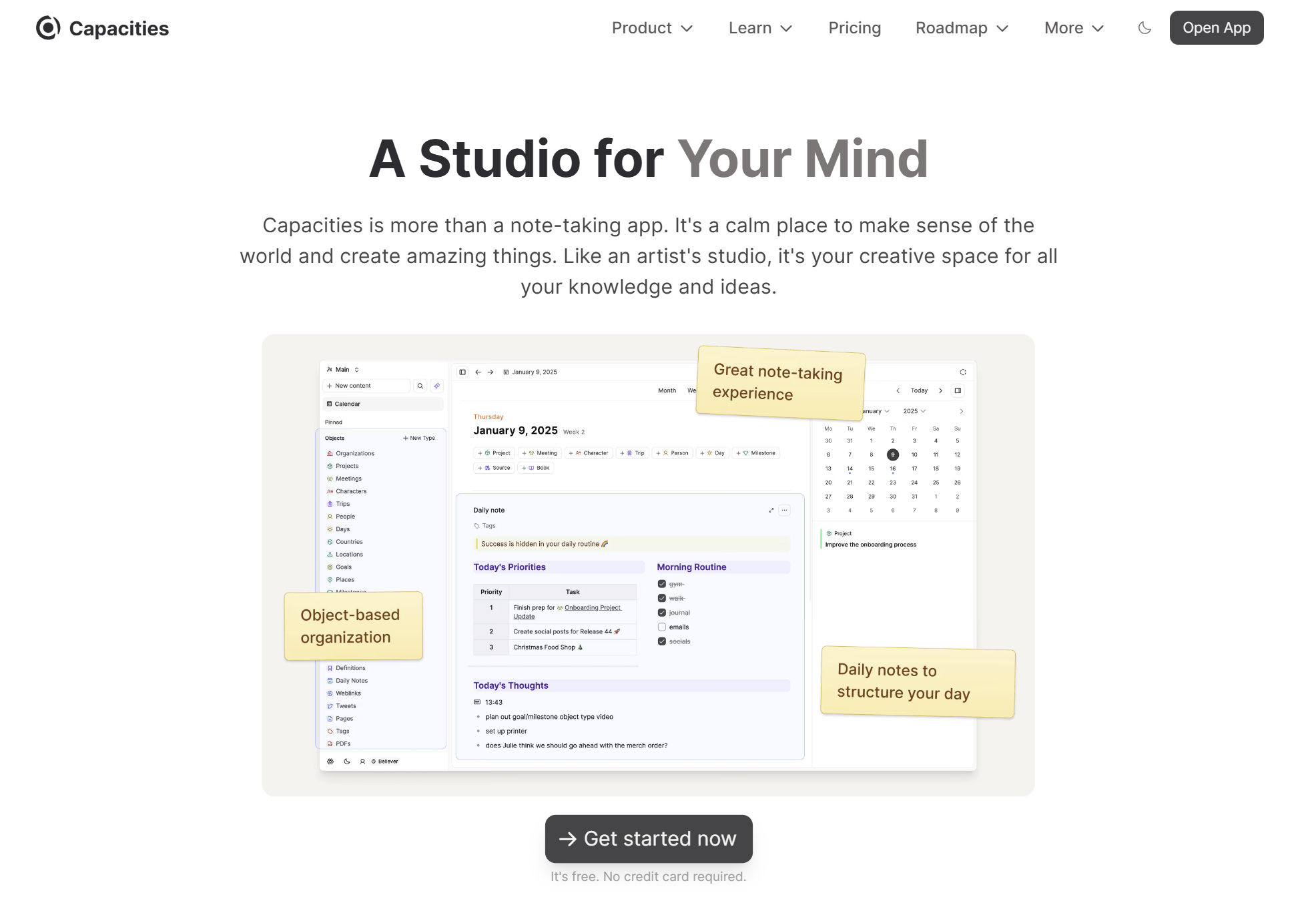 Capacities Note Taking App Review
